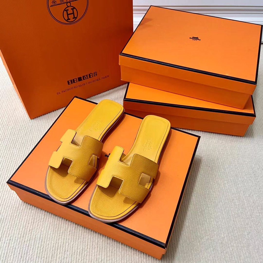 에르메스 올수공 오란 슬리퍼 샌들 앱송 30